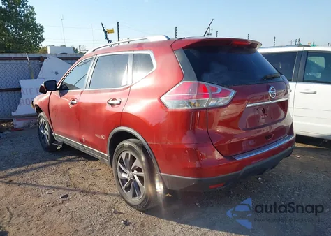 2016 Nissan Rogue Sl из США, поврежденный, VIN 5N1AT2MV6GC886147